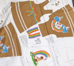 Vintage Barbara Alexander Kids “Paint A Rainbow” Dress & Apron Panel Fabric