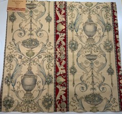 Pepe Penalver Giralda Collection in Sand Urns Floral Scrolls 24 x 24.5 Spain