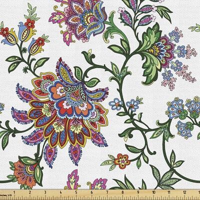 Waterproof Floral Fabric 36×58 for Upholstery and Home