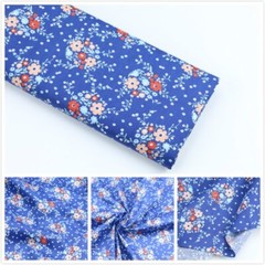 Twill Cotton Fabric Patchwork Floral Cloth Dress Costume Material Sewing Crafts