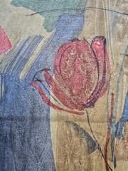 Upholstery Fabric Design 1 1/4th Yds x48”abstract Floral Sewing Pillow Cushions