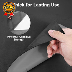 Premium Black Suede Fabric Wrap – 17X70 Inch Suede Wrap for Car Interior – Self-
