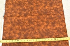 By 1/2 Yd, Marbled Brown & Gold Quilt Cotton, Kaufman/Made in Japan, P5965