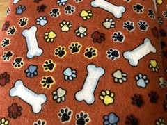 Snuggle Flannel Paws & Bones fabrics JO-ANN FABRICS New 5 Yards Available BTY