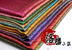 Ancient Costume Silk Satin Sewing Fabric Chinese Dress Baby Clothes Kimono Cos