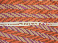 Brandon Mably for Rowan Westminster Fibers “Herringbone Stripe” Fabric 1 1/4 yar