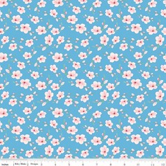 Painted Petals, 5″ x 5″ Squares, Riley Blake $3.99 Ships ANY Amount Of Fabric