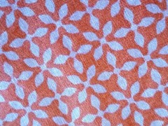 Silent Cinema by Jenean Morrison Orange Front Row – #JM 45 – Cotton – 42″ x 37″