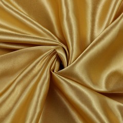 MDS Christmas Satin Fabric 5 Yards, 44″ Wide, Silky Smooth Charmeuse Sateen Gold