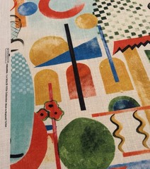 MIND THE GAP CURTAIN/UPH FABRIC “VERANDA” 2 METRES 100% LINEN