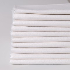 Versatile 10PC 18x21inch Solid Cotton Quilting Fabric for Creative Projects