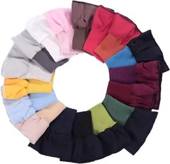 1 Pair Tubular Knit Stretchy Rib Cuffing Material for Padded Jacket Coat Slee…