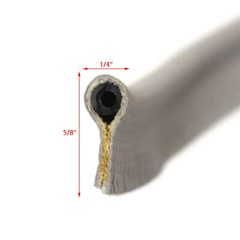 Supra Boat Puff Cord Welting 121758 | Graphite Gray 3/8 x 5/8 Inch (YD)