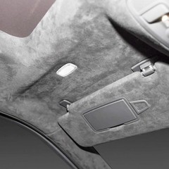 Gray Suede Headliner Fabric 96″ L x 60″ W Foam Backing for Auto, SUV, RV, Boat