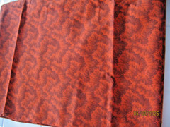 1.5 Yard Orange/Rust 42” Wide 100% Cotton Unbranded-all over print NEW