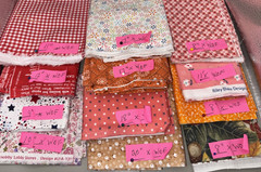 Lot of Cotton Fabric 38 Pcs by WOF of 44″ 12+ Yards 50%+ Lori Holt Farm Girl