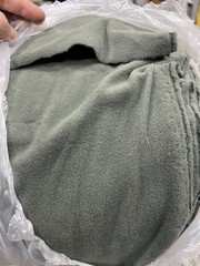 Polartec Hardface Velocity Stretch Fleece Fabric DWR OD/Sage Green 50″ W