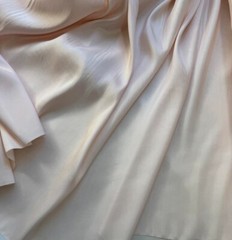 Pastel Blush Pink 100% Silk Dupioni Shantung Fabric