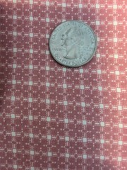 Vintage 1989 N.T.T. Calico Cotton Quilting Fabric mauve tiny squares 4 yards NOS