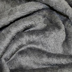 Supersoft Coral Fleece Fabric Material – DARK GREY