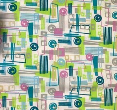 Easy Wash & Care Fabric-Swizzle Stix Muli- Cotton.Poly – BTY – x 44″