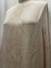 100% French Silk Georgette Python Snake Skin Blush Pink Fabric By The Yard 46″ W
