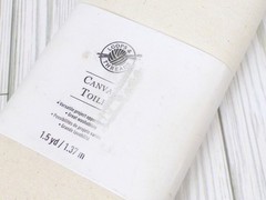 Loops and Threads Canvas Toile 100% Cotton White 1 1/2 Yards X 43 Inches Craft