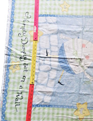 Humpty Dumpty Quilt Flannel Crib Panel by Kate Honarvar for Timeless Treasures