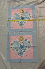 2 SPRINGS Fabric panels – CINDERELLA –