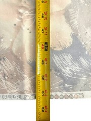 Vintage Stanley King Studio Flowers Floral Screen Print Fabric USA Almost 1 Yard