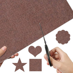 Self Adhesive Felt Sheets, 11 Pieces Stiff Sticky Felt, 8″X12″ Fabric Square wit
