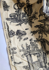 Casal Offrande A L’Amour Fabric French Country Toile Farmhouse Cottagecore HTF