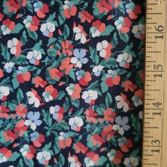 Liberty of London Corsica SWIM KNIT “Sarah” Floral on Black – UPF 50+, Pool Safe