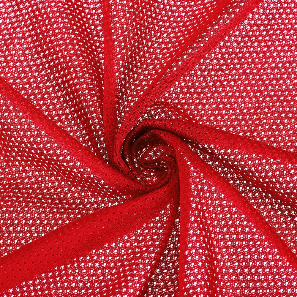 62″ Stretch Knitted Fabric for Backpack Pockets, Red 5 yards