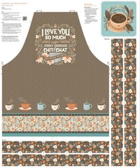 Perfect Blend Canvas Apron Panel by Clothworks