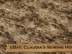 Endeering BTY P&B Textiles Mossy Green Brown Bark Camo Woods