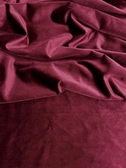Contessa BURGUNDY Plush Non-Stretch Velvet Fabric for Apparel, Costumes, Curtai