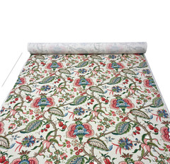 COVINGTON LEICESTER 100 MULTI LARGE FLORAL MULTIPURPOSE FABRIC BY YARD 54″W