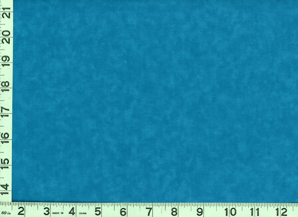 Dark & Light Teal Sponged Blender Quilting and Sewing Fabric by the Yard #2321