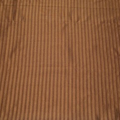 10 Yards Microtex Jacquard Leeds Upholstery Fabric Coffee Brown Gold Striped Vtg
