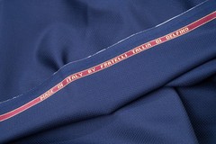 Fratelli Tallia di Delfino Blue Summer Jacket Fabric Birdseye Wool 1.8m 220gr