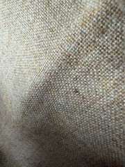 1 Yard Tan Linen Cotton Blend Canvas Fabric. (136)