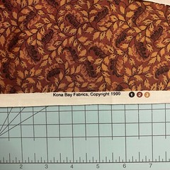 ONE YARD Fall Leaves Vintage Cotton Fabric by Kona Bay – Quilt Craft Sew
