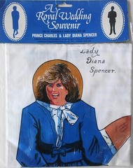 A Royal Wedding Souvenir Prince Charles Lady Diana Fabric Dolls (1981) Sealed