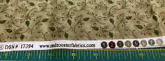 RED ROOSTER #17394 LEAF & BERRIES – COTTON FLANNEL– 1/2 YARD
