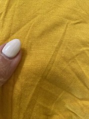 Yellow Stretchy Fabric Rayon Spandex Knit one yard Four Way Stretch