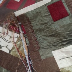Luscious Upholstery or Pillow Fabric Patchwork Quilt Blanket Throw 60″ WX48″ L