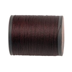 FANDOL 100% Natural Linen Thread Waxed for 0.55 millimeters, Coffee