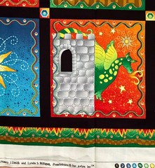 The Bravest Dragon, Avlyn Fabric, Nancy Smith, Lynda Milligan, Panel, Fairytale
