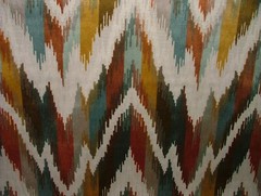 Flame Retardant Velvet Fabric iLiv 75cm Omega Rust Upholstery Cushion Use